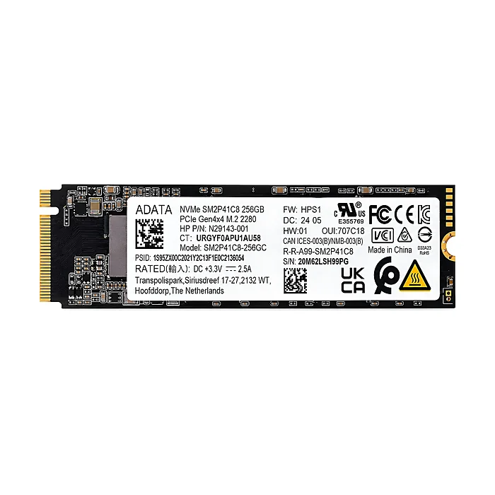256 GB M.2 2280